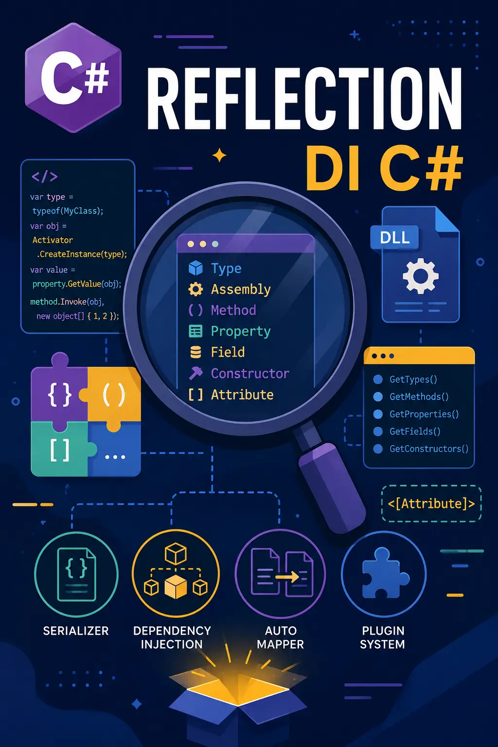 Memahami Reflection di C#: Cara Kerja, Penggunaan, dan Contoh Implementasi